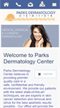 Mobile Screenshot of parksdermatology.com